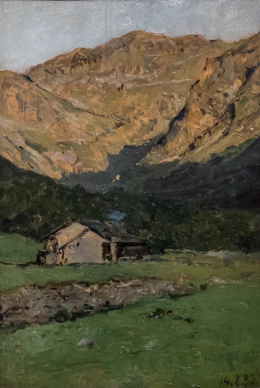 Casolare sulle Alpi - Museo di Capodimonte, Napoli